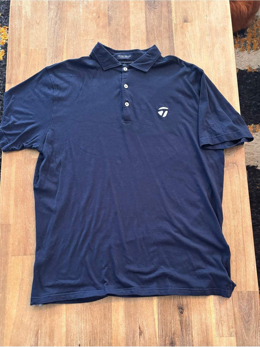 Peter Millar x taylormade Men’s Navy Polo Shirt